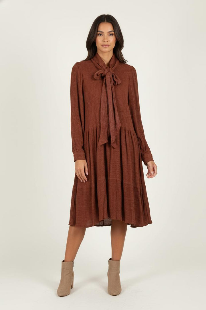 Robe Chemise Marron - Taille S/36 de la marque Sézane | PARAD86356 - Vendu par Paradigme - Image 1