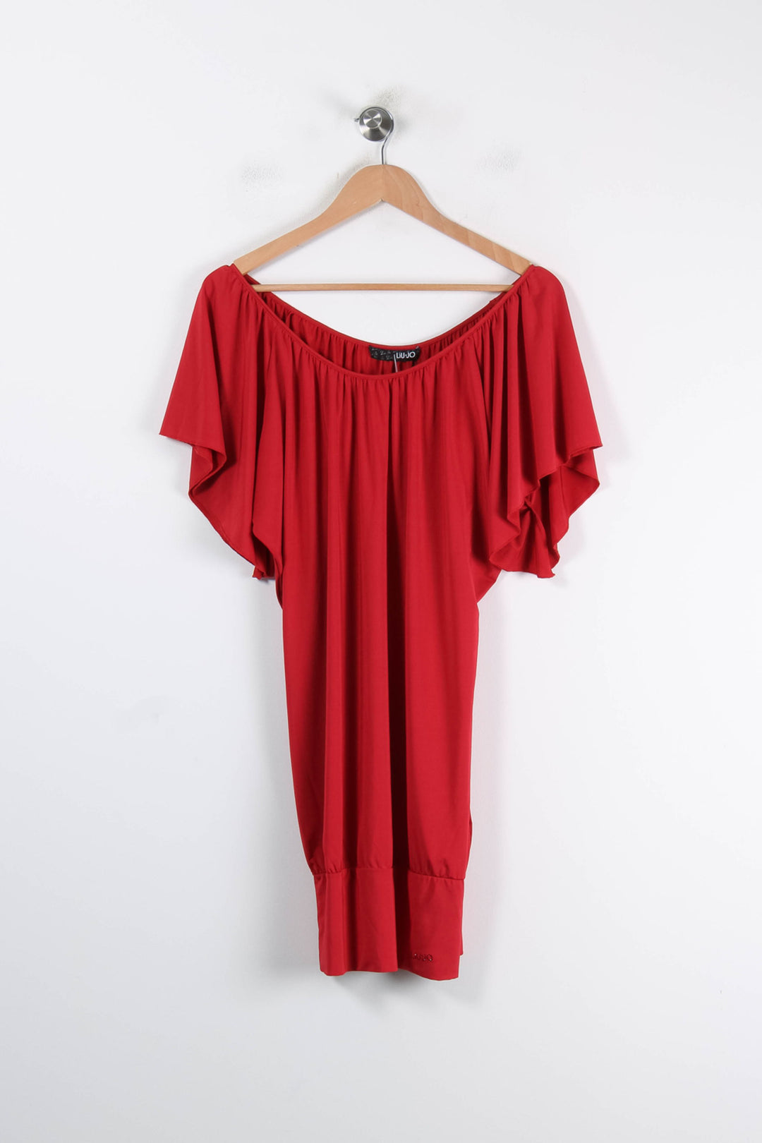 Robe Épaules Dénudées Rouge - Taille L/40 de la marque Liu Jo | PARAD86369 - Vendu par Paradigme - Image 2