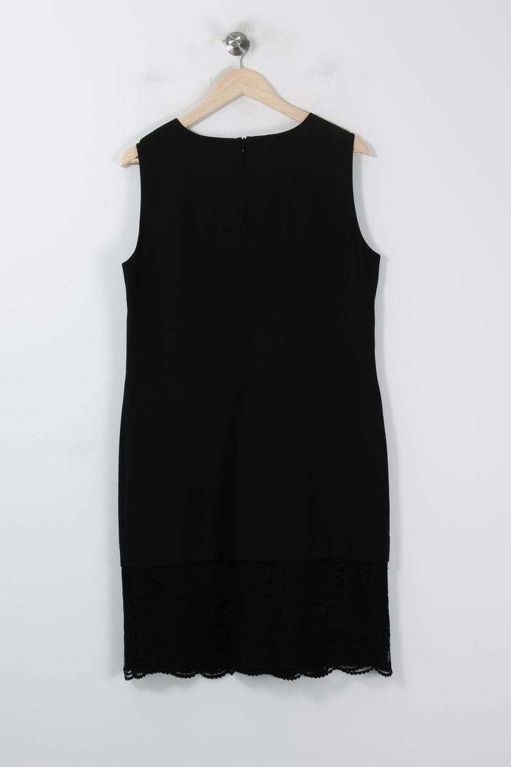 Robe Droite Noire - Taille XXL/44 de la marque Maison 123 | PARAD86373 - Vendu par Paradigme - Image 4
