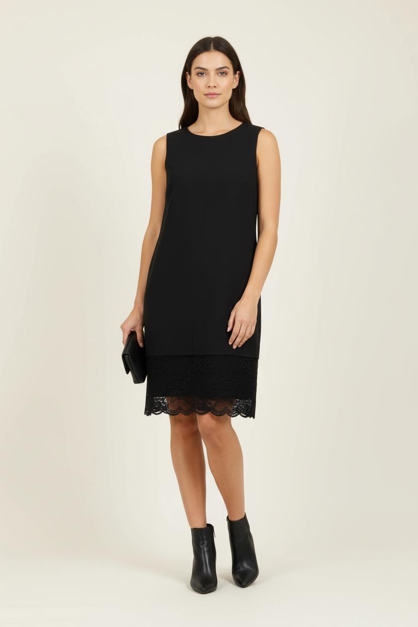 Robe Droite Noire - Taille XXL/44 de la marque Maison 123 | PARAD86373 - Vendu par Paradigme - Image 1