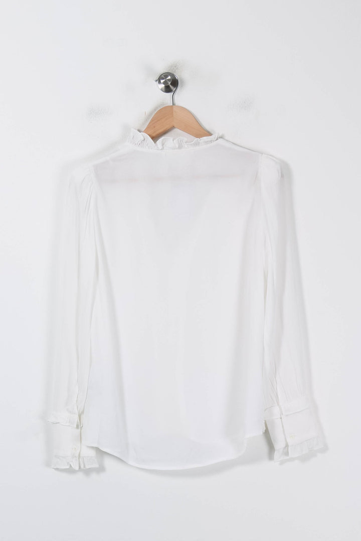 Blouse Blanche - Taille S/36 de la marque ba&sh | PARAD86378 - Vendu par Paradigme - Image 4