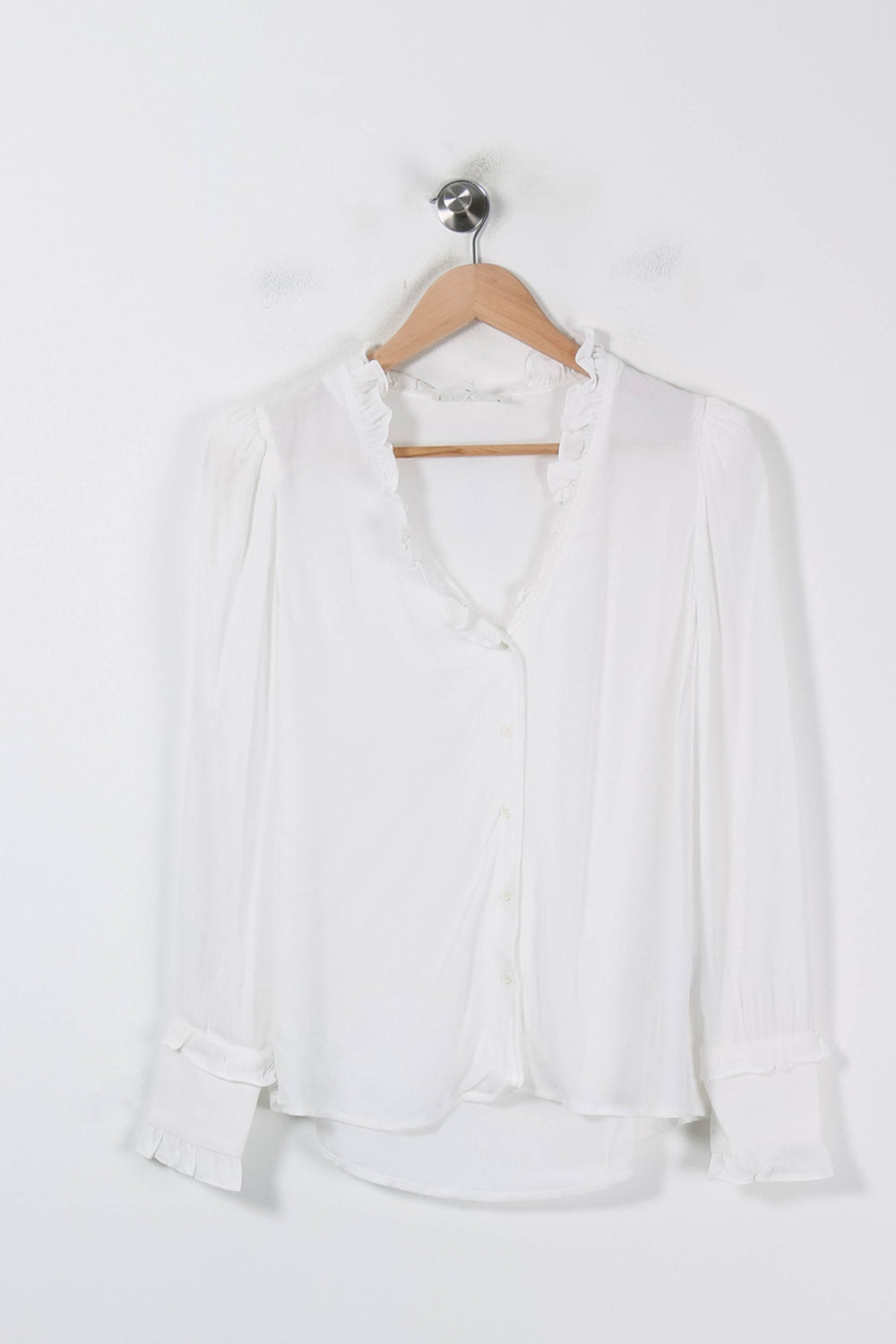 Blouse Blanche - Taille S/36 de la marque ba&sh | PARAD86378 - Vendu par Paradigme - Image 2