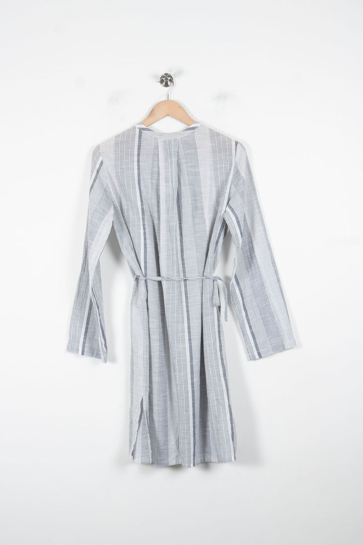 Robe Chemise Blanche et Grise - Taille S/36 de la marque Filippa K | PARAD86381 - Vendu par Paradigme - Image 4