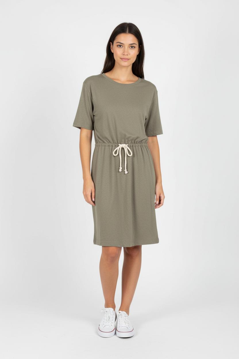 Robe Ceinturée Verte - Taille S/36 de la marque Filippa K | PARAD86383 - Vendu par Paradigme - Image 1