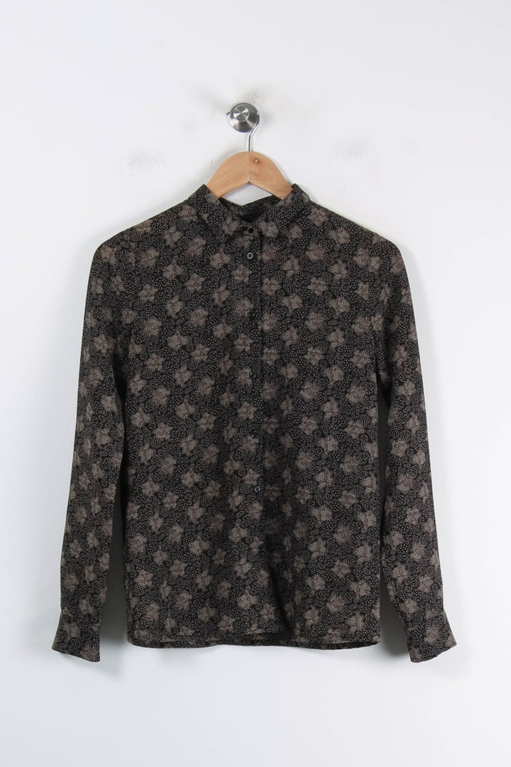 Chemise Noire et Beige - Taille S/36 de la marque Sessùn | PARAD86387 - Vendu par Paradigme - Image 2