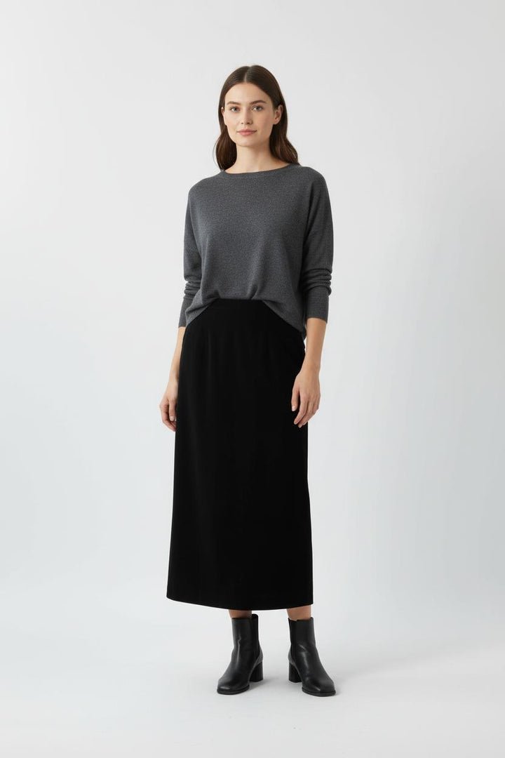 Jupe Longue Noire - Taille M/38 de la marque Maison 123 | PARAD86389 - Vendu par Paradigme - Image 1