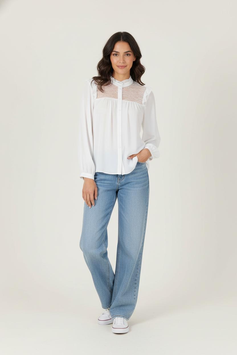 Blouse Blanche - Taille M/38 de la marque ZAPA | PARAD86395 - Vendu par Paradigme - Image 1