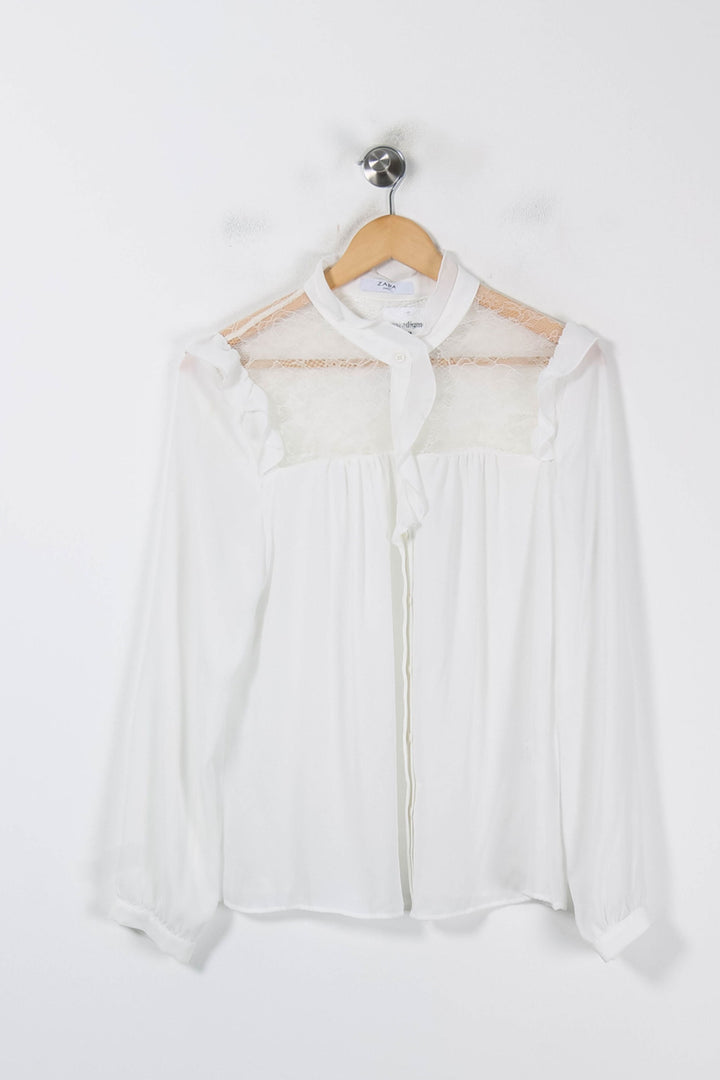 Blouse Blanche - Taille M/38 de la marque ZAPA | PARAD86395 - Vendu par Paradigme - Image 2