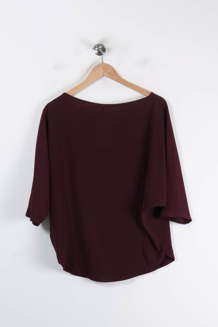 Blouse Bordeaux - Taille XS/34 de la marque Imperial | PARAD86396 - Vendu par Paradigme - Image 4