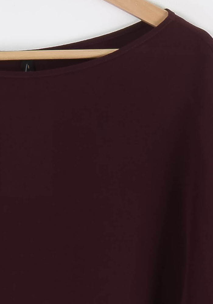Blouse Bordeaux - Taille XS/34 de la marque Imperial | PARAD86396 - Vendu par Paradigme - Image 3