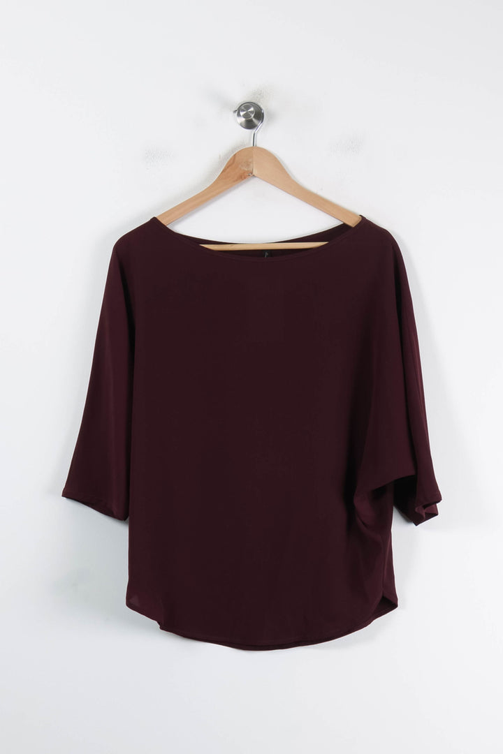 Blouse Bordeaux - Taille XS/34 de la marque Imperial | PARAD86396 - Vendu par Paradigme - Image 2