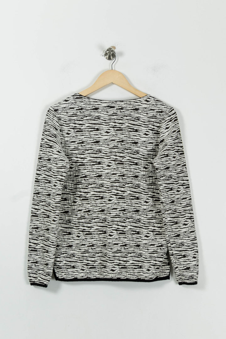 Sweatshirt Noir et Blanc - Taille M/38 de la marque One Step | PARAD86410 - Vendu par Paradigme - Image 4