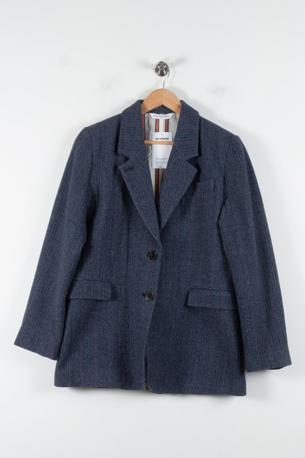 Blazer Bleu - Taille M/38 de la marque Chloé Stora | PARAD86417 - Vendu par Paradigme - Image 2