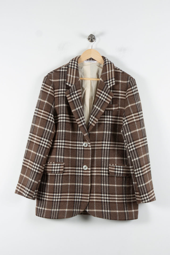 Blazer Marron et Blanc - Taille M/38 de la marque Chloé Stora | PARAD86419 - Vendu par Paradigme - Image 2