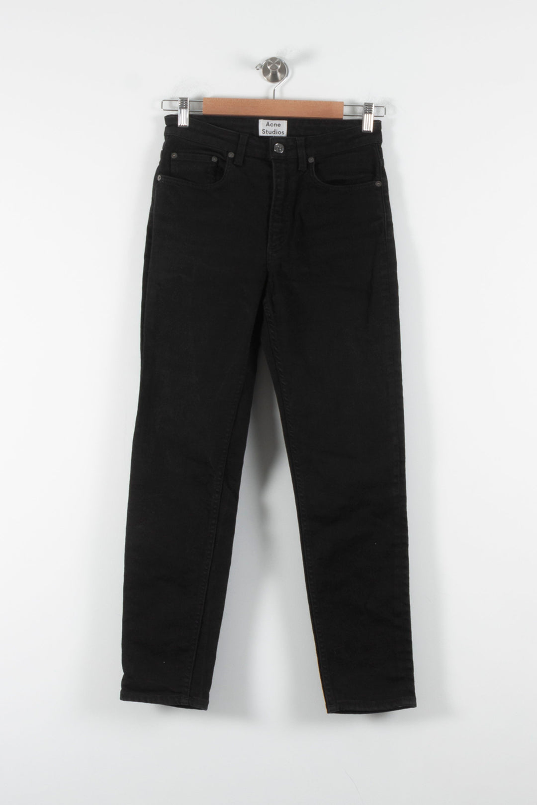 Jean Slim Noir - Taille M/38 de la marque Acne Studios | PARAD86433 - Vendu par Paradigme - Image 2