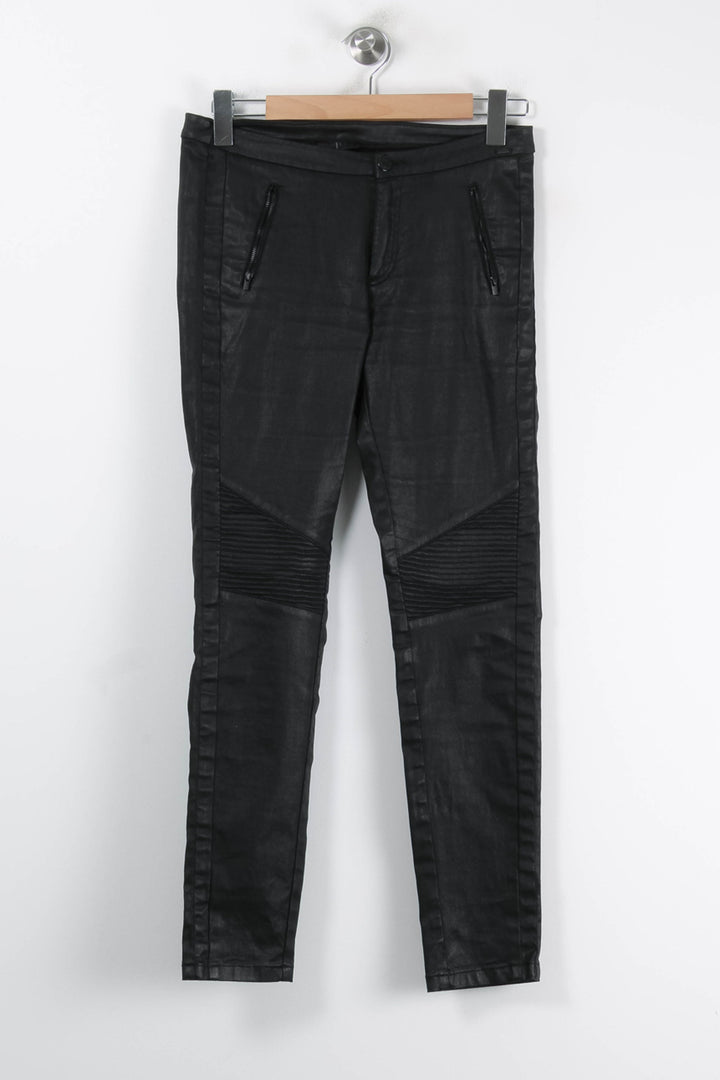 Pantalon Motard Noir - Taille M/38 de la marque IKKS | PARAD86440 - Vendu par Paradigme - Image 2