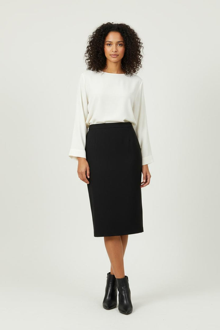 Jupe Crayon Bleue - Taille XL/42 de la marque Rodier | PARAD86441 - Vendu par Paradigme - Image 1