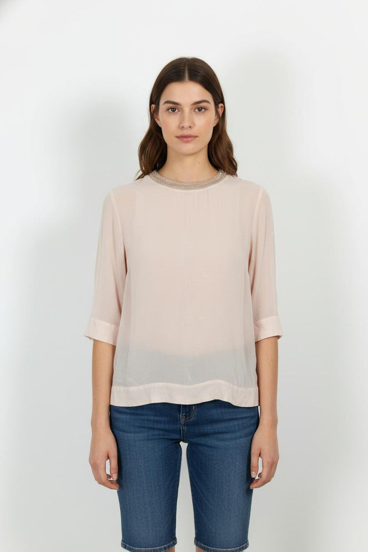 Blouse Rose - Taille S/36 de la marque Sud express | PARAD86444 - Vendu par Paradigme - Image 1
