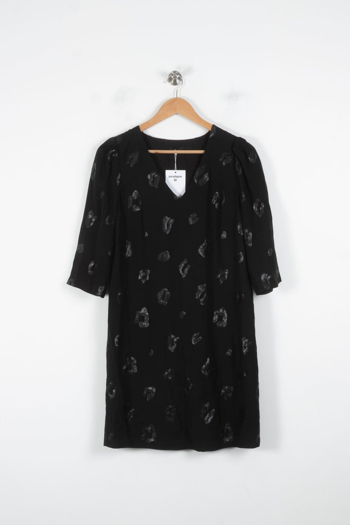 Robe Droite Noire - Taille S/36 de la marque IKKS | PARAD86461 - Vendu par Paradigme - Image 2
