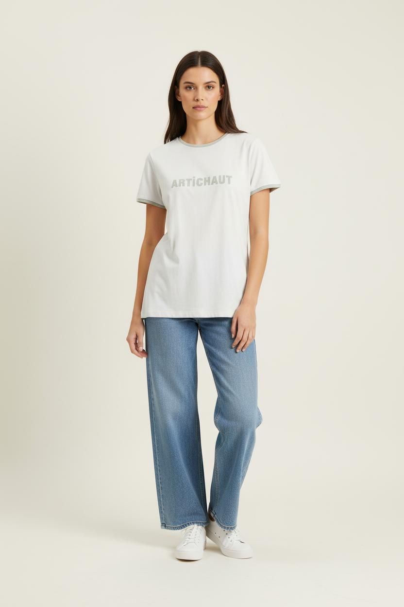 Tee-shirt Vert clair - Taille M/38 de la marque Sézane | PARAD86478 - Vendu par Paradigme - Image 1