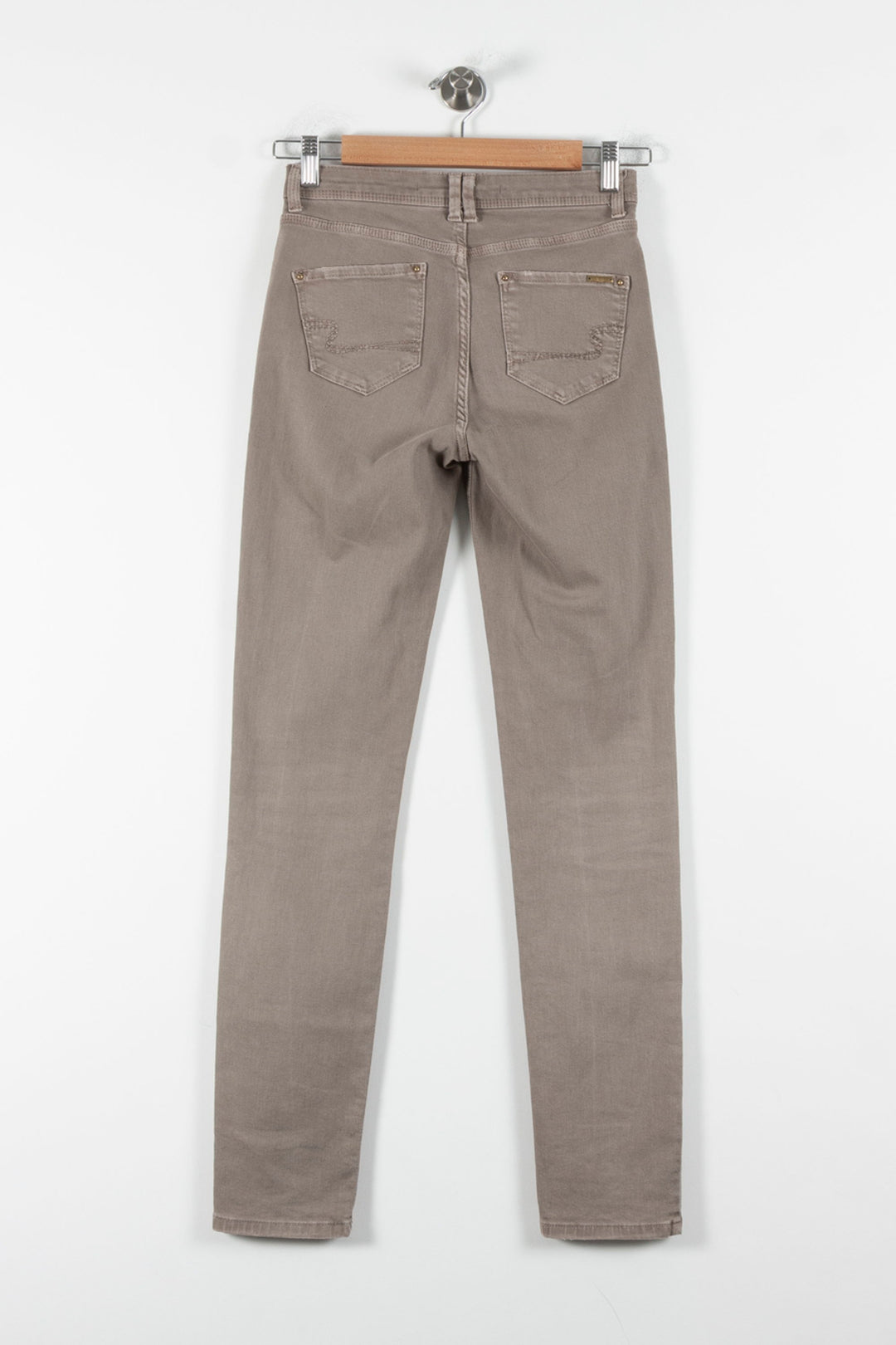 Jean Beige - Taille XS/34 de la marque Sud express | PARAD86485 - Vendu par Paradigme - Image 4