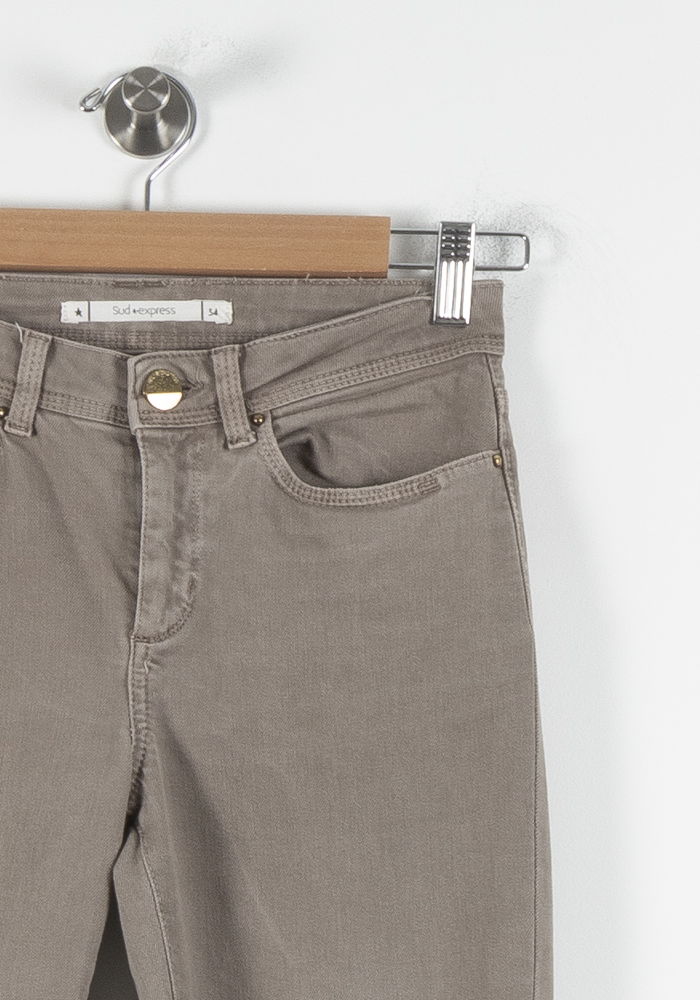 Jean Beige - Taille XS/34 de la marque Sud express | PARAD86485 - Vendu par Paradigme - Image 3