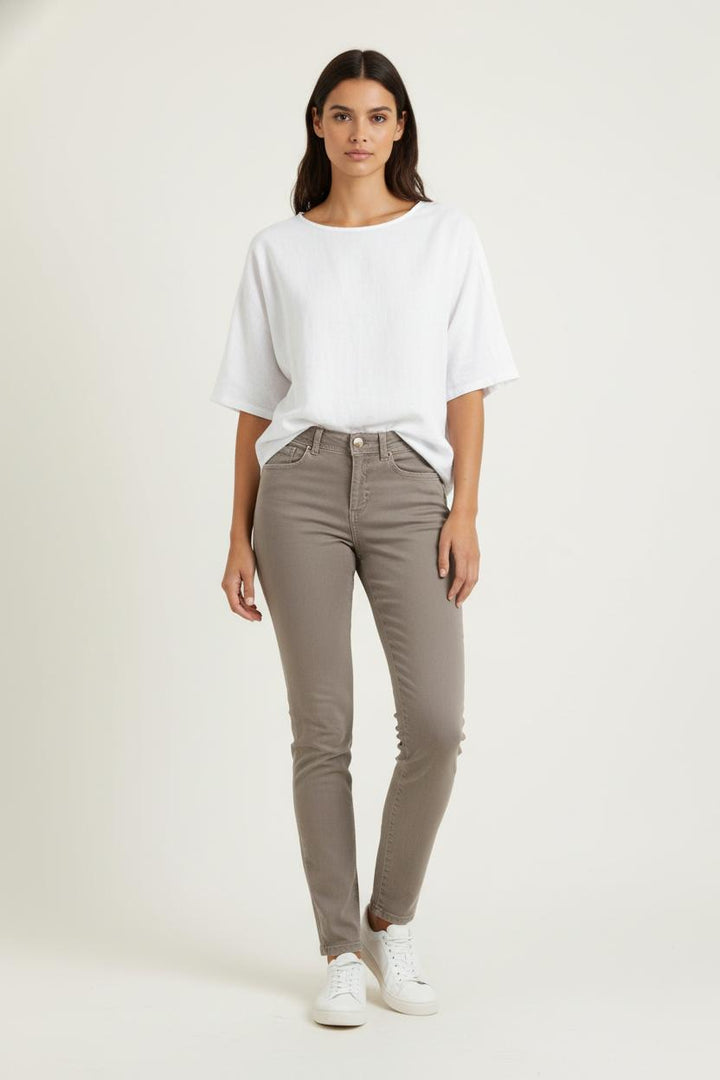Jean Beige - Taille XS/34 de la marque Sud express | PARAD86485 - Vendu par Paradigme - Image 1