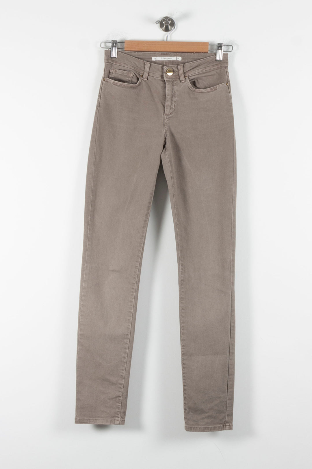 Jean Beige - Taille XS/34 de la marque Sud express | PARAD86485 - Vendu par Paradigme - Image 2