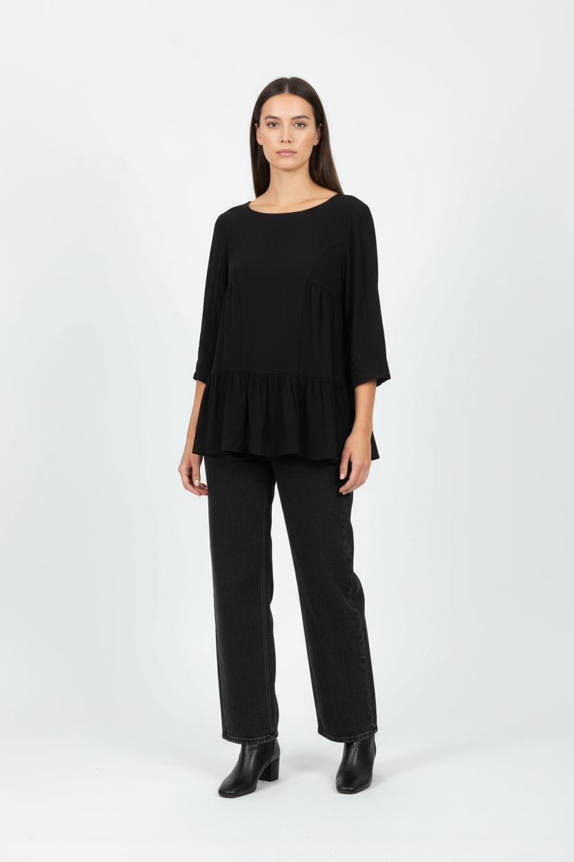 Blouse Noire - Taille M/38 de la marque ba&sh | PARAD86492 - Vendu par Paradigme - Image 1