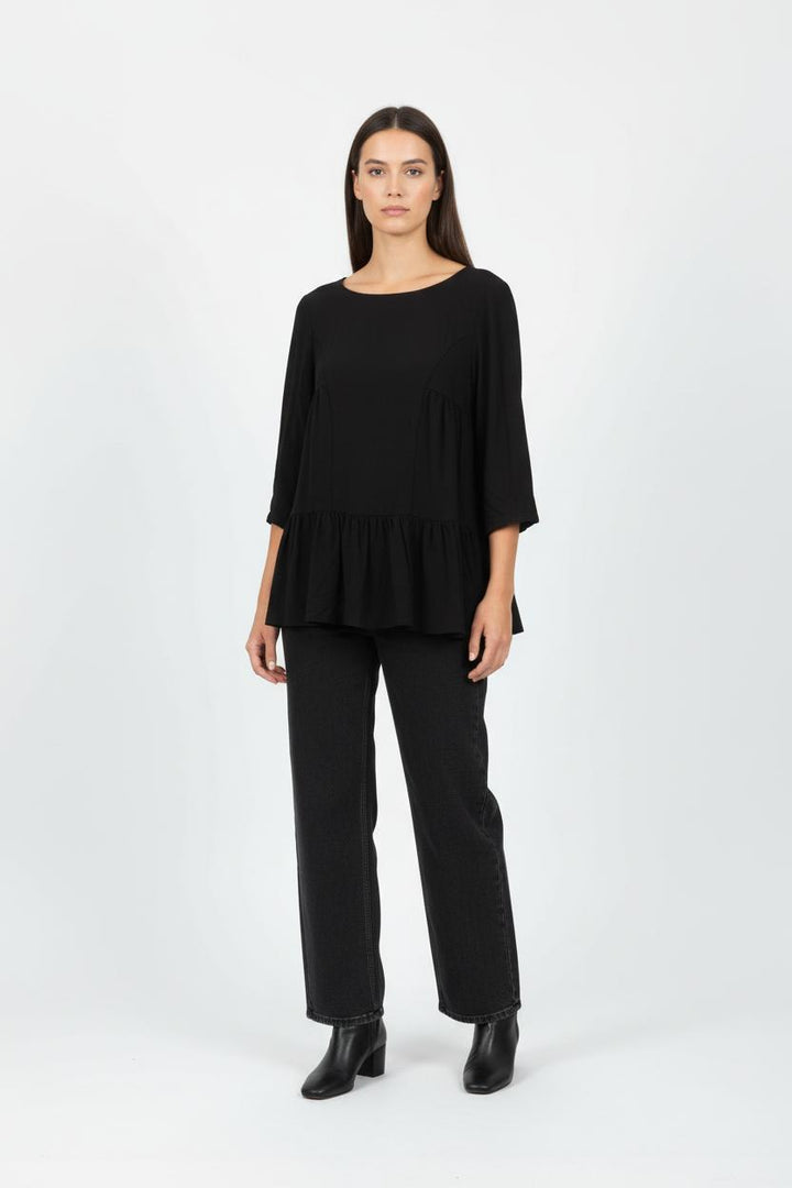 Blouse Noire - Taille M/38 de la marque ba&sh | PARAD86492 - Vendu par Paradigme - Image 1