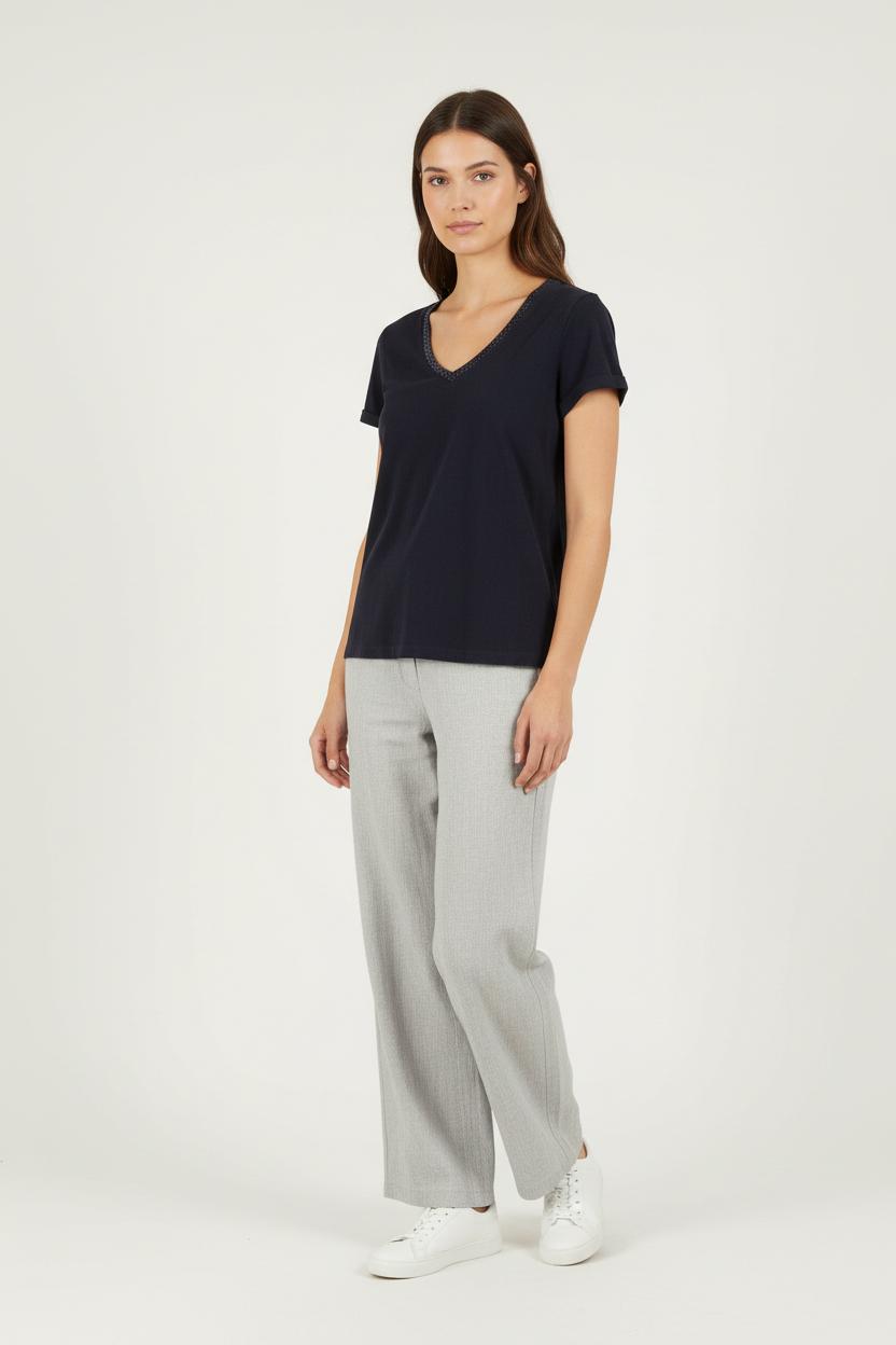 Tee-shirt Bleu - Taille S/36 de la marque Grace & Mila | PARAD86500 - Vendu par Paradigme - Image 1