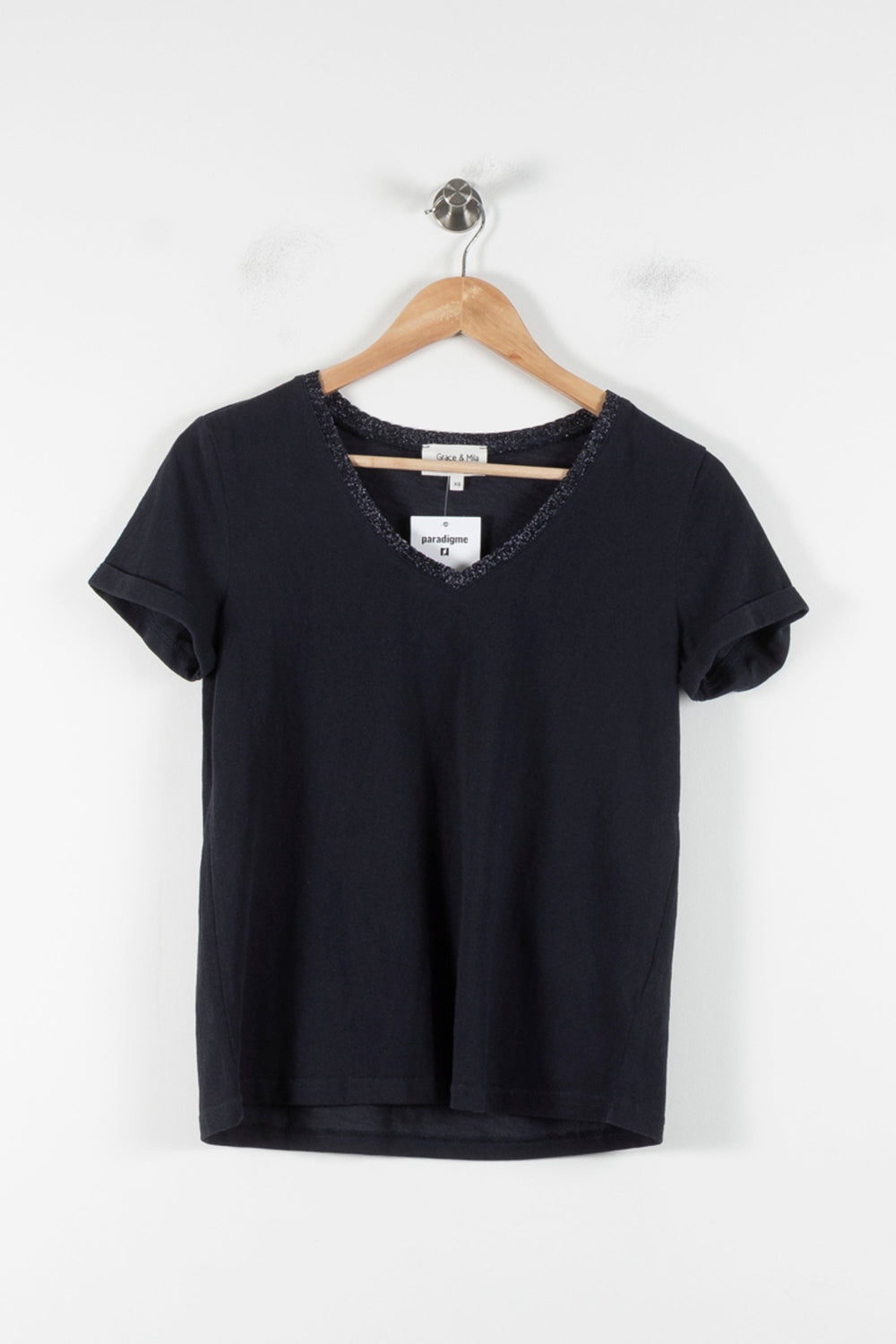 Tee-shirt Bleu - Taille S/36 de la marque Grace & Mila | PARAD86500 - Vendu par Paradigme - Image 2