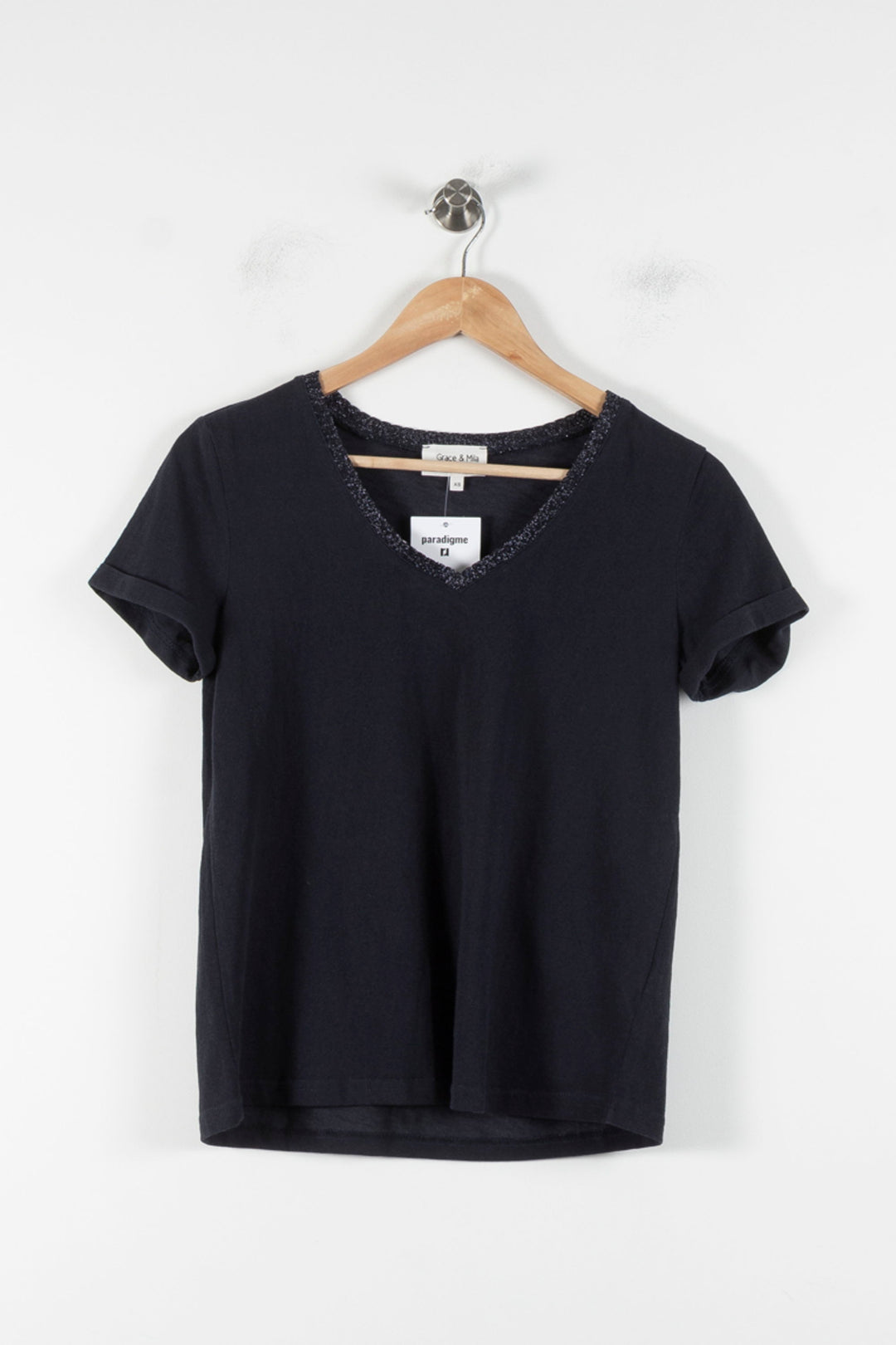 Tee-shirt Bleu - Taille S/36 de la marque Grace & Mila | PARAD86500 - Vendu par Paradigme - Image 2