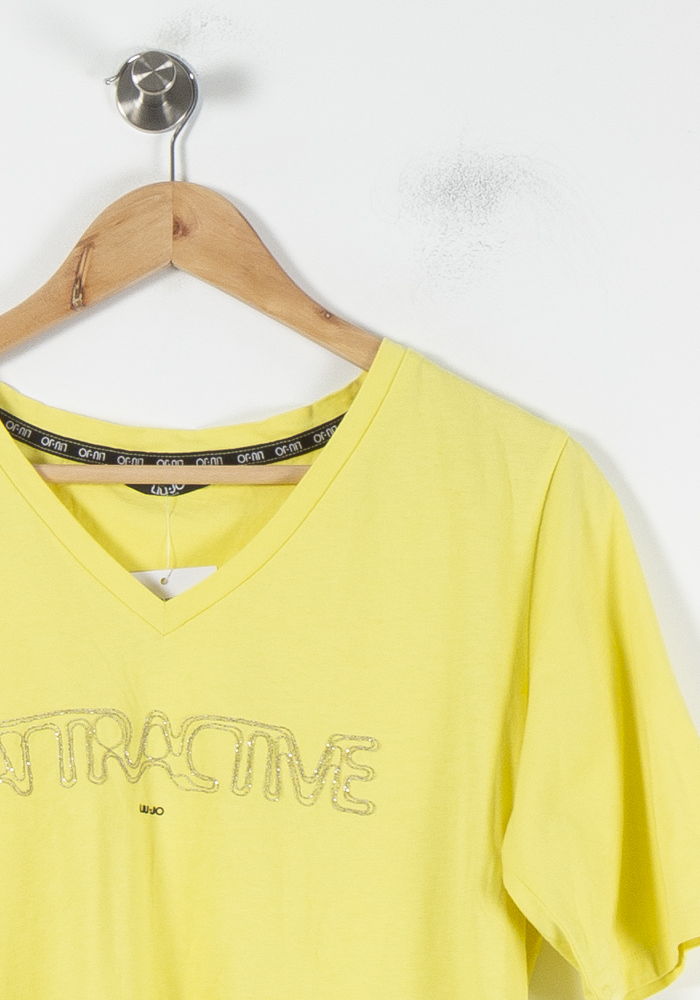 Tee-shirt Jaune - Taille M/38 de la marque Liu Jo | PARAD86505 - Vendu par Paradigme - Image 3