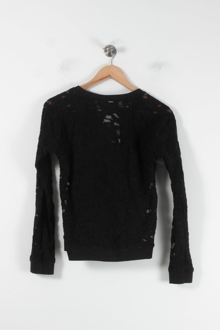 Pull Noir - Taille M/38 de la marque IKKS | PARAD86518 - Vendu par Paradigme - Image 4