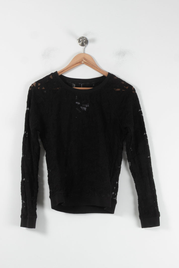 Pull Noir - Taille M/38 de la marque IKKS | PARAD86518 - Vendu par Paradigme - Image 2