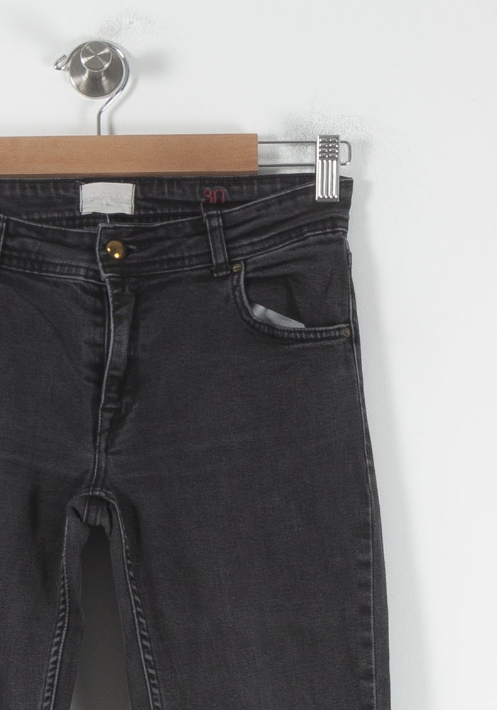 Jean Slim Noir - Taille L/40 de la marque Sézane | PARAD86526 - Vendu par Paradigme - Image 3