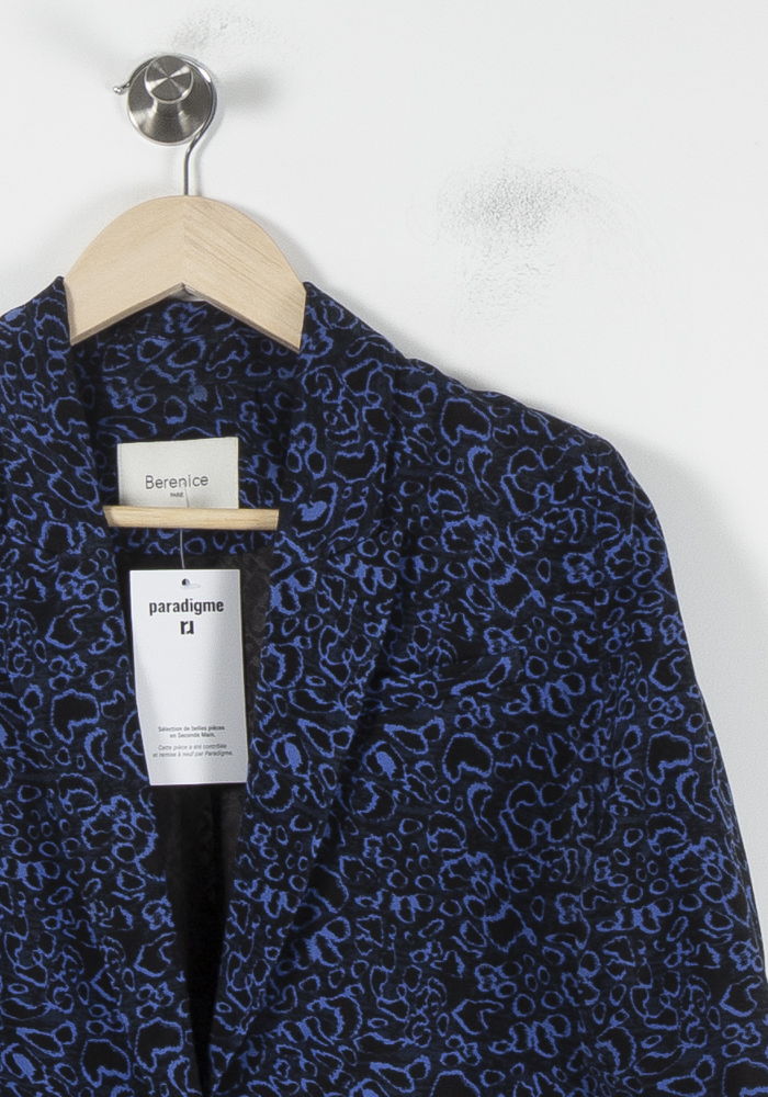 Blazer Bleu et Noir - Taille S/36 de la marque Bérénice | PARAD86530 - Vendu par Paradigme - Image 3