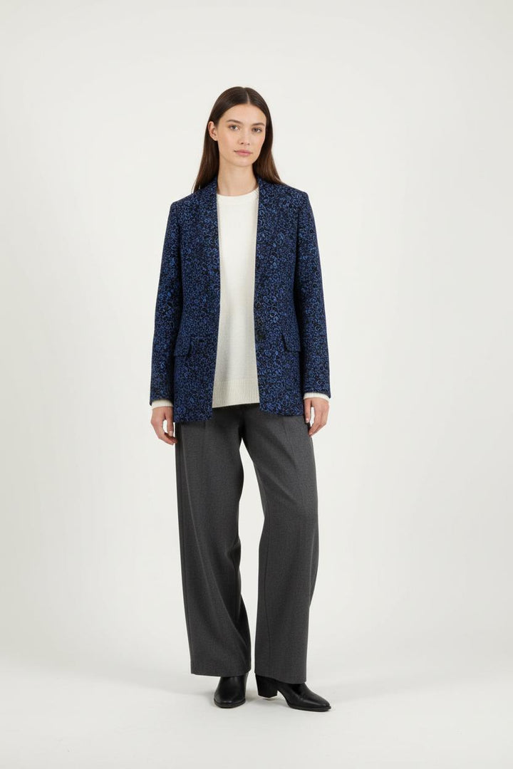 Blazer Bleu et Noir - Taille S/36 de la marque Bérénice | PARAD86530 - Vendu par Paradigme - Image 1