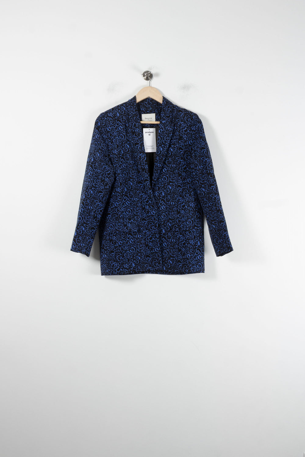 Blazer Bleu et Noir - Taille S/36 de la marque Bérénice | PARAD86530 - Vendu par Paradigme - Image 2