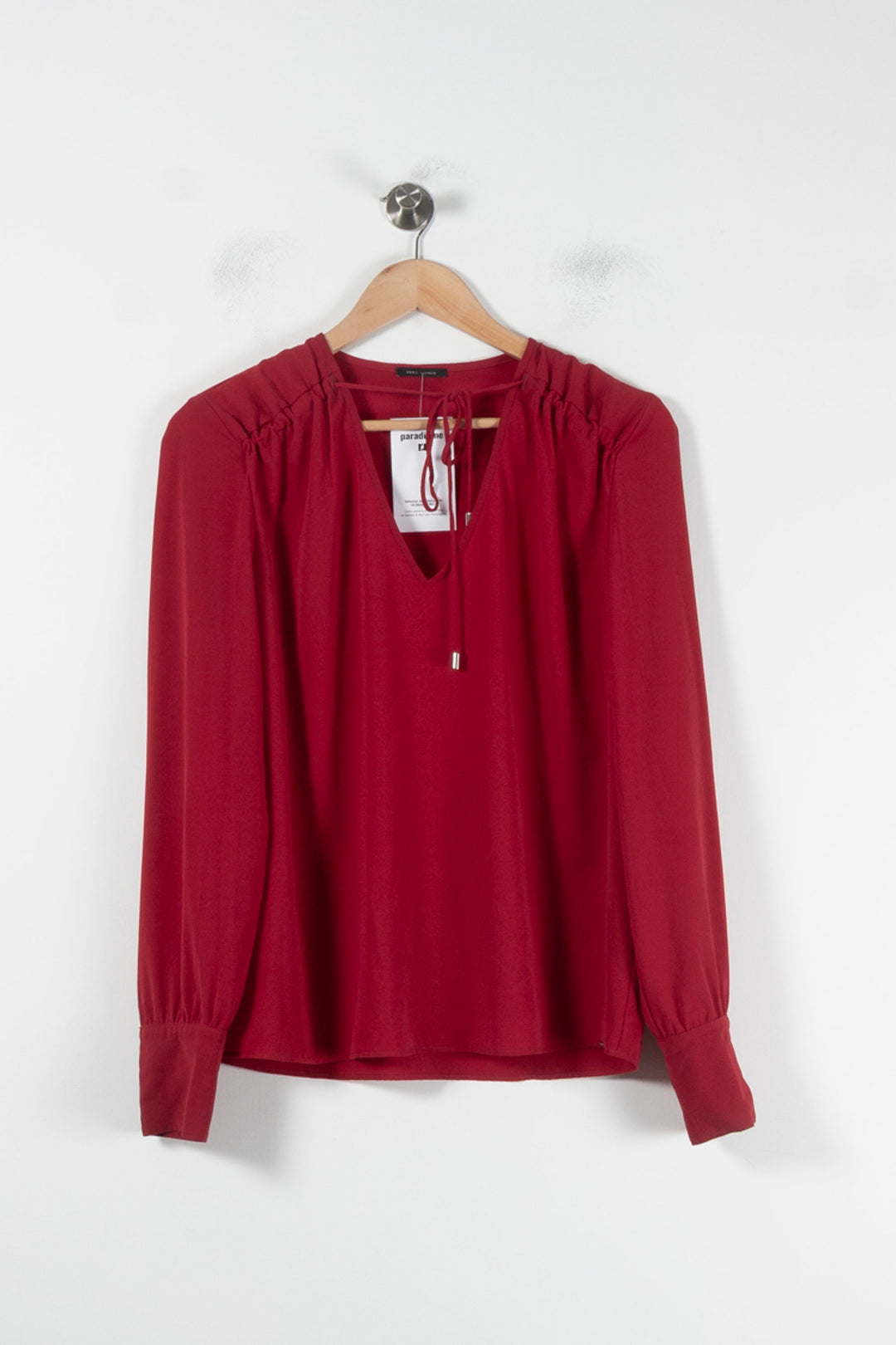 Blouse Bordeaux - Taille XL/42 de la marque IKKS | PARAD86539 - Vendu par Paradigme - Image 2