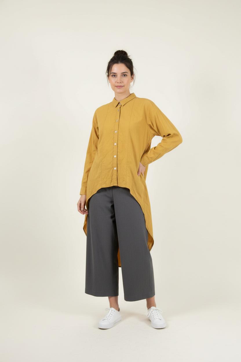 Chemise Longue Jaune - Taille M/38 de la marque Humility | PARAD86543 - Vendu par Paradigme - Image 1