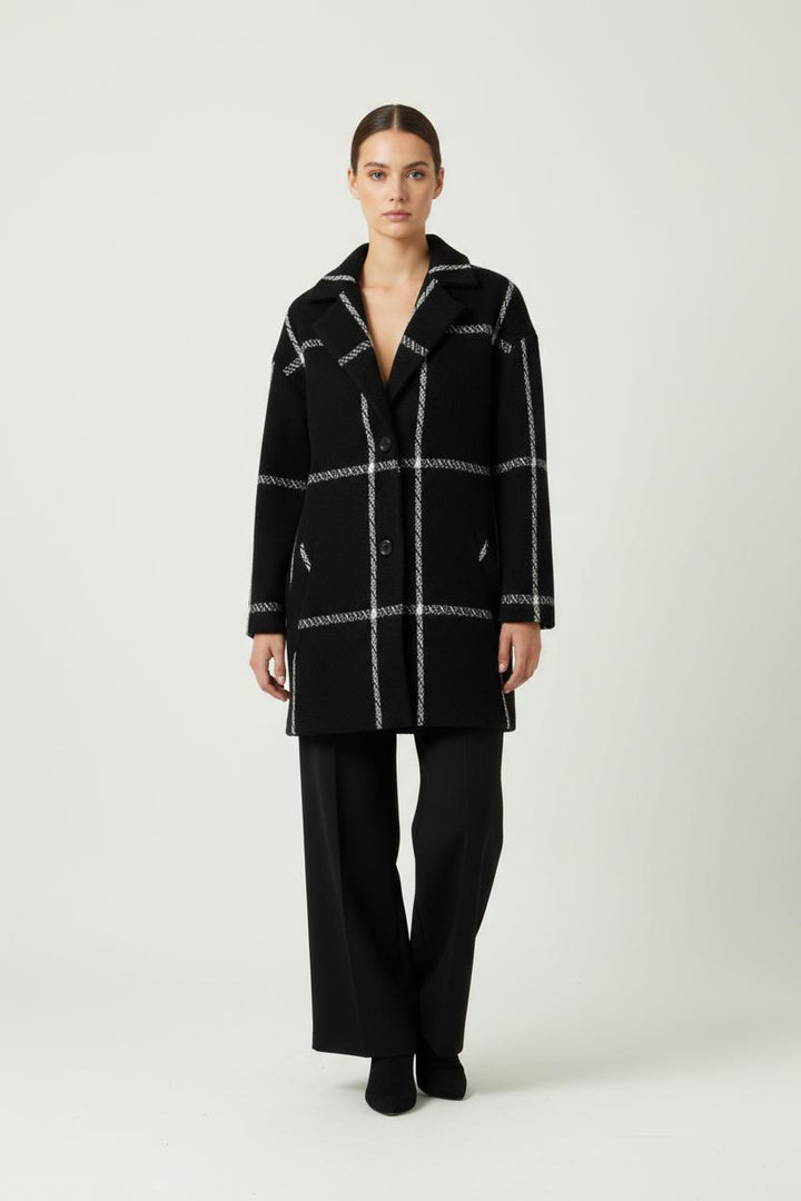 Manteau Noir et Blanc - Taille XL/42 de la marque Ekyog | PARAD86573 - Vendu par Paradigme - Image 1