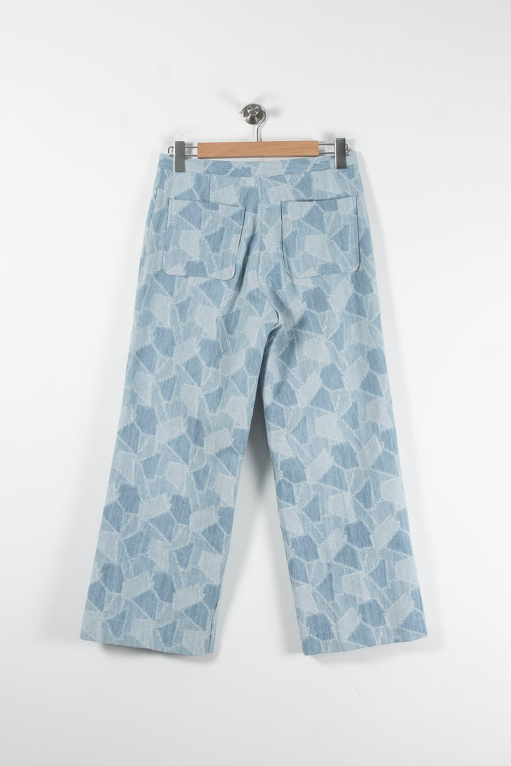 Pantalon Large Bleu - Taille L/40 de la marque Sessùn | PARAD86574 - Vendu par Paradigme - Image 4