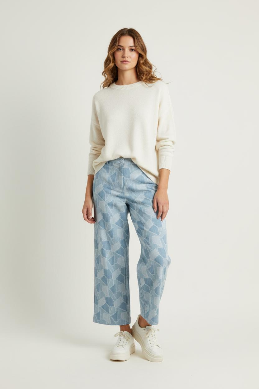 Pantalon Large Bleu - Taille L/40 de la marque Sessùn | PARAD86574 - Vendu par Paradigme - Image 1