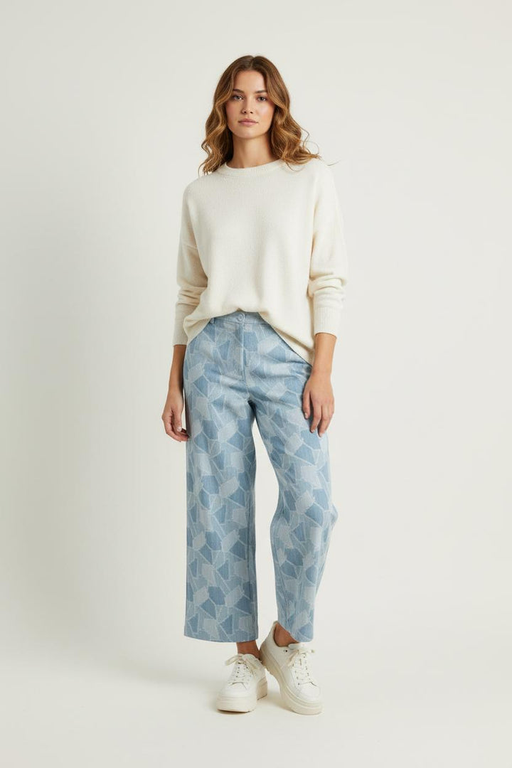 Pantalon Large Bleu - Taille L/40 de la marque Sessùn | PARAD86574 - Vendu par Paradigme - Image 1
