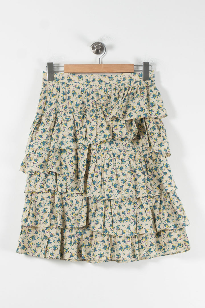 Jupe Volantée Jaune et Bleu - Taille M/38 de la marque Zadig&Voltaire | PARAD86581 - Vendu par Paradigme - Image 4