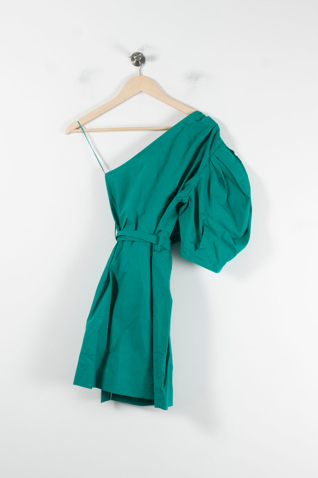 Robe Asymétrique Verte - Taille S/36 de la marque Claudie Pierlot | PARAD86584 - Vendu par Paradigme - Image 4