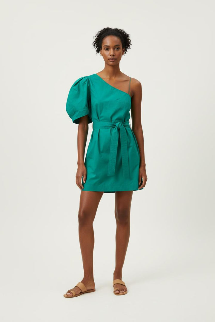 Robe Asymétrique Verte - Taille S/36 de la marque Claudie Pierlot | PARAD86584 - Vendu par Paradigme - Image 1