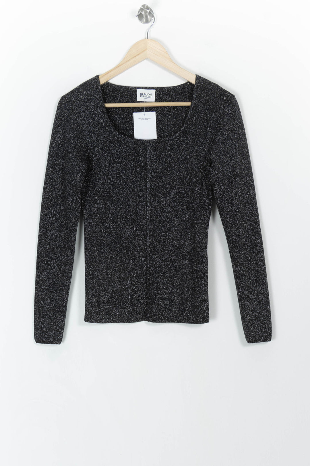 Pull Noir - Taille M/38 de la marque Claudie Pierlot | PARAD86585 - Vendu par Paradigme - Image 2